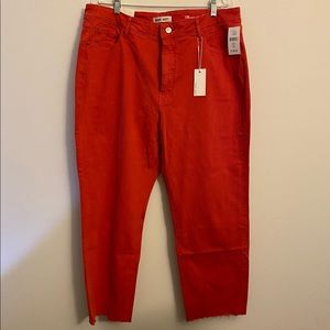 Warp&Weft CDG Plus Vintage HighRise Straight Jeans